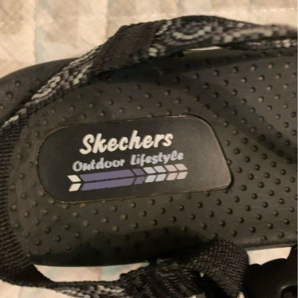 Skechers Black Sandals for Women - Picture 2 of 4
